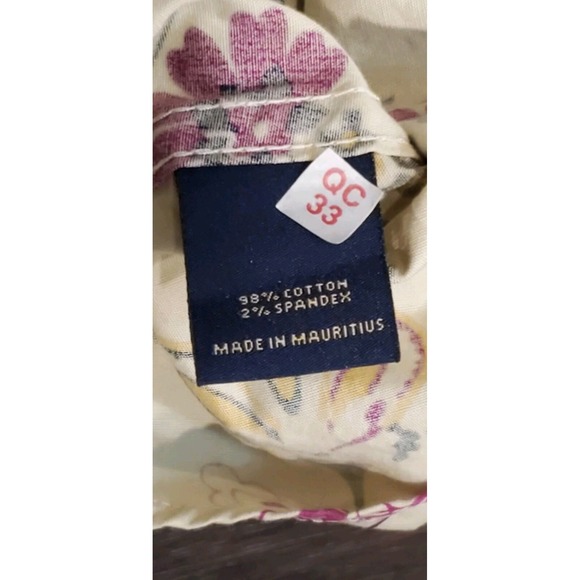 Cremieux Men's Shirt Large Long Sleeve Button Down Floral Print Multi-color NWT - Picture 8 of 9